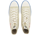 Isabel Marant Men's Benkeenh High Sneakers in White/Orange