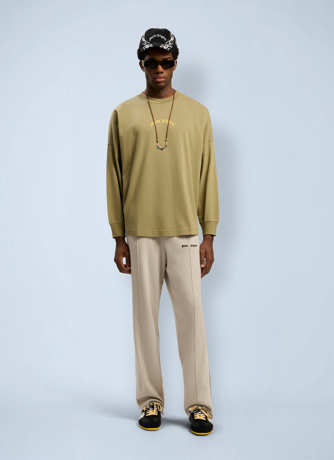 Palm Angels Classic Logo Knit Track Pants