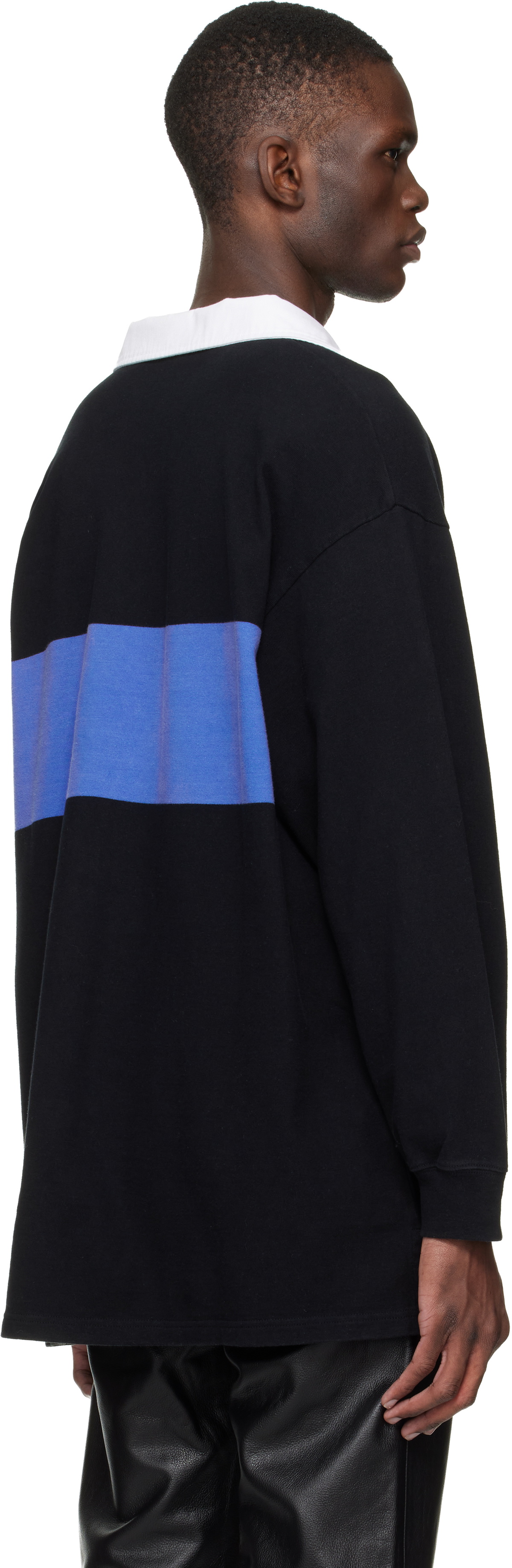 VAQUERA Black Rugby Polo