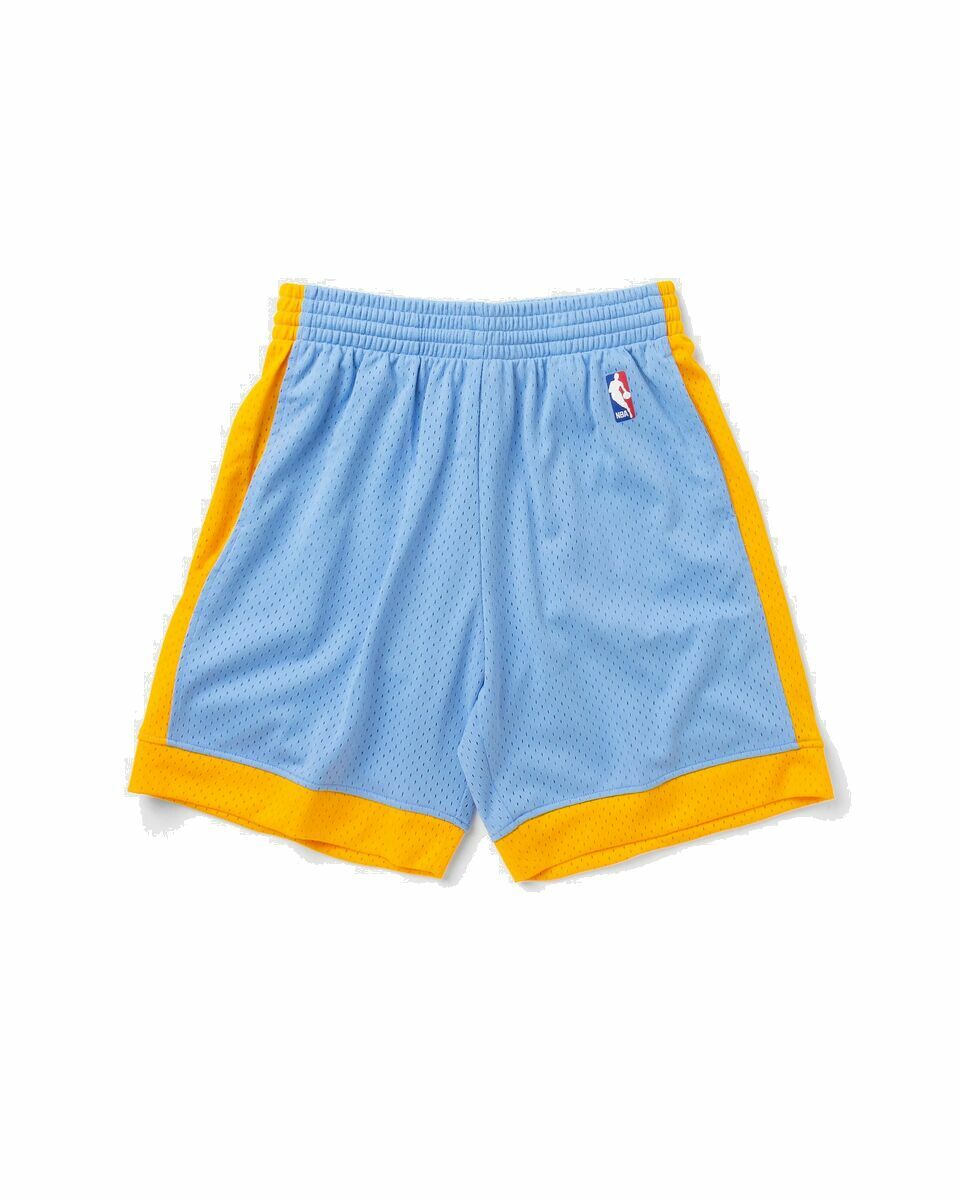 Photo: Mitchell & Ness Nba Swingman Shorts Los Angeles Lakers 2001 02 Blue - Mens - Sport & Team Shorts