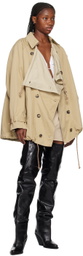 Isabel Marant Tan Drawstring Jacket