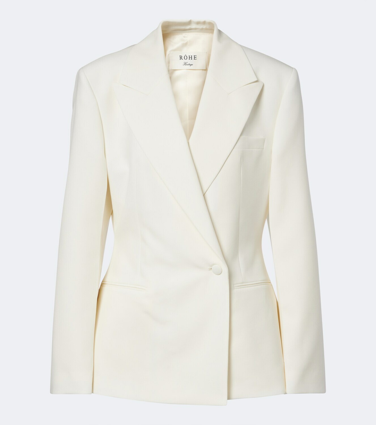 Róhe Double-breasted virgin wool blazer