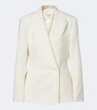 Róhe Double-breasted virgin wool blazer