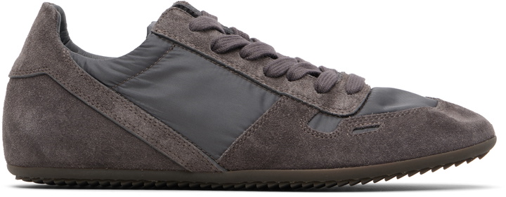 Photo: Rick Owens Gray Temple Minimal Sneakers