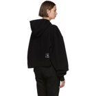 Unravel Black Terry Brushed Zip-Up Hoodie