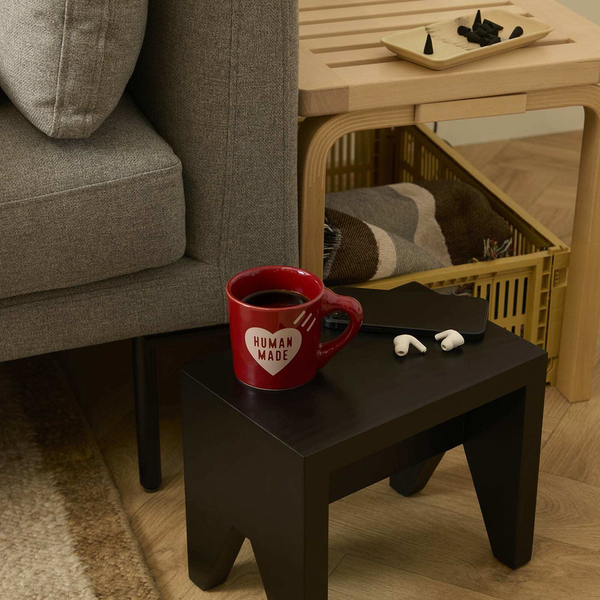 Human Made Men's Heart Logo Coffee Mug in Red 