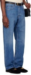Valentino Blue 5 Pocket Jeans