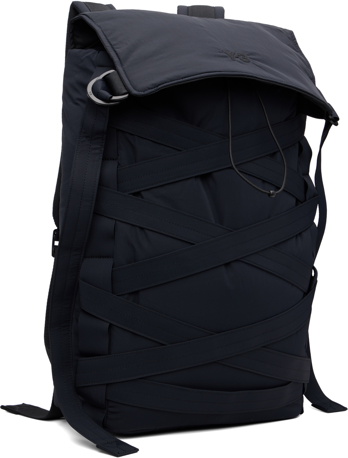 Y-3 Black Cinch Backpack