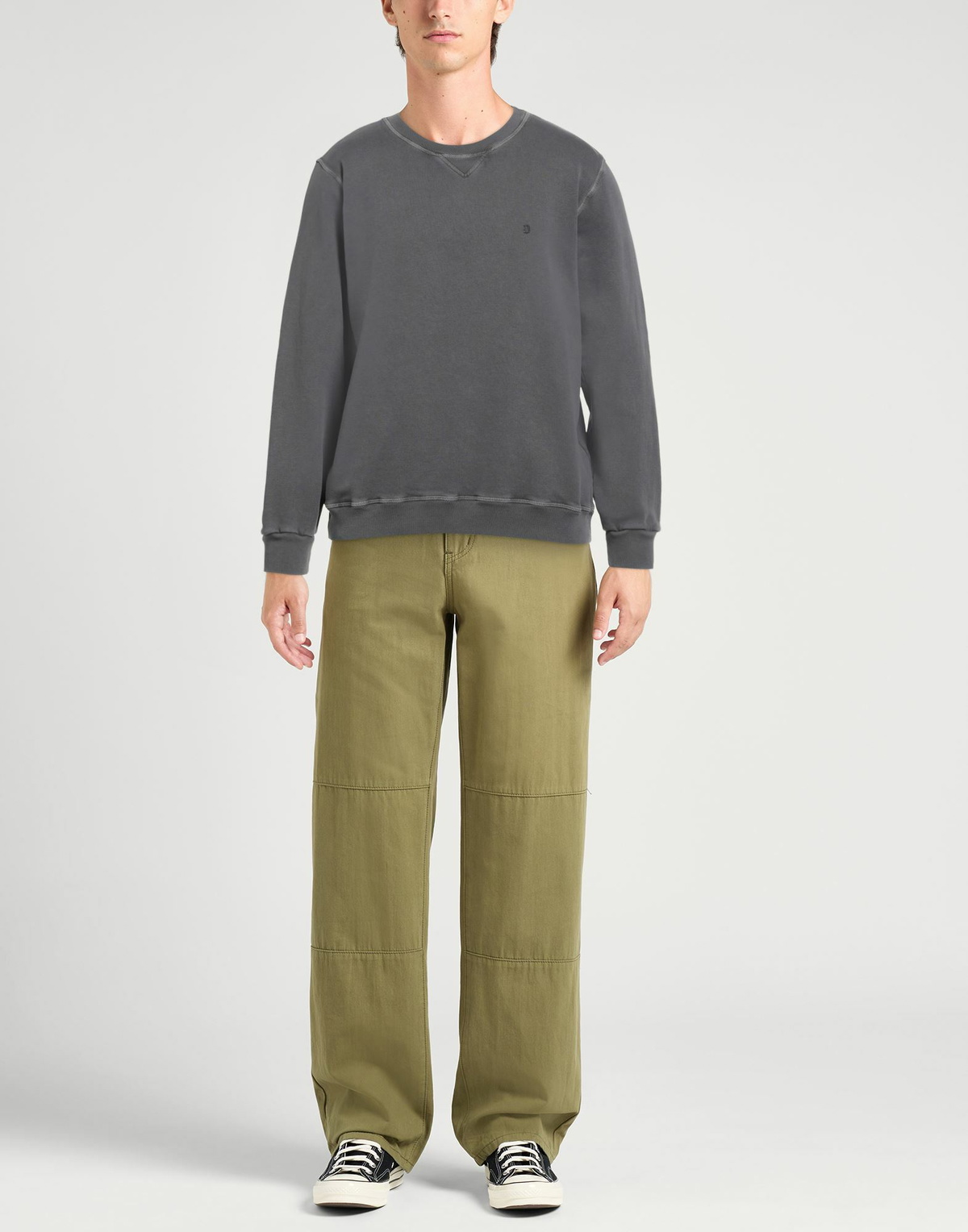 Dondup Mens Sweatshirt in Grey