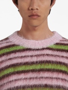 MARNI - Striped Mohair Blend Sweater