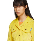 Anton Belinskiy SSENSE Exclusive Yellow Velvet Jacket