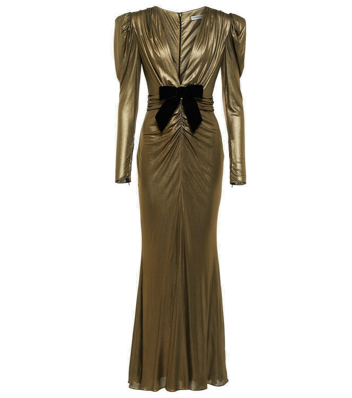 Alessandra Rich Embellished metallic gown Alessandra Rich