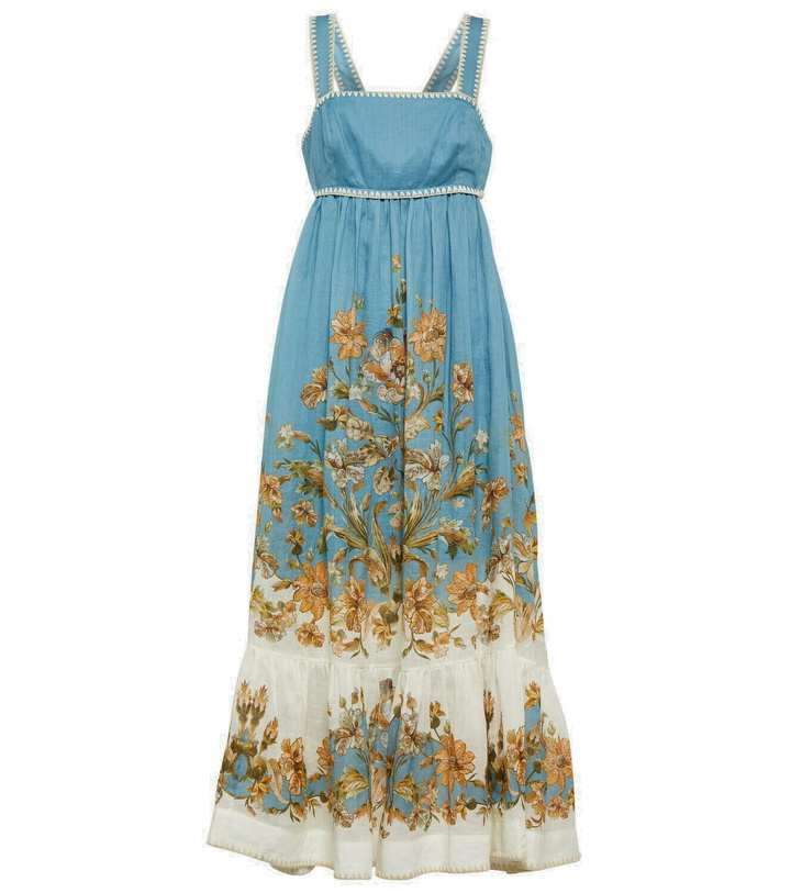 Photo: Zimmermann Chintz floral cutout midi dress