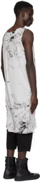 NICOLAS ANDREAS TARALIS White Graphic Tank Top