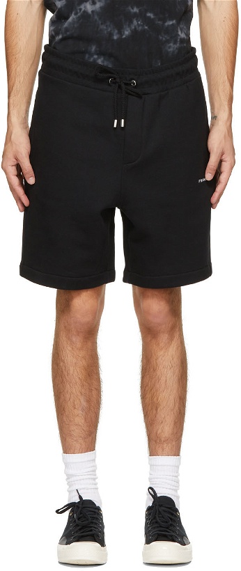 Photo: Frame Black Fleece Logo Shorts