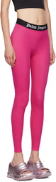 Palm Angels Pink Elasticized Leggings