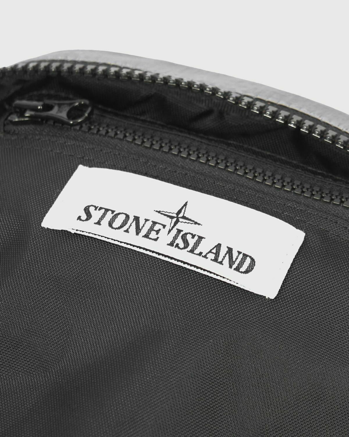 Stone Island NYLON METAL IN ECONYL POUCH BAG Grey Mens