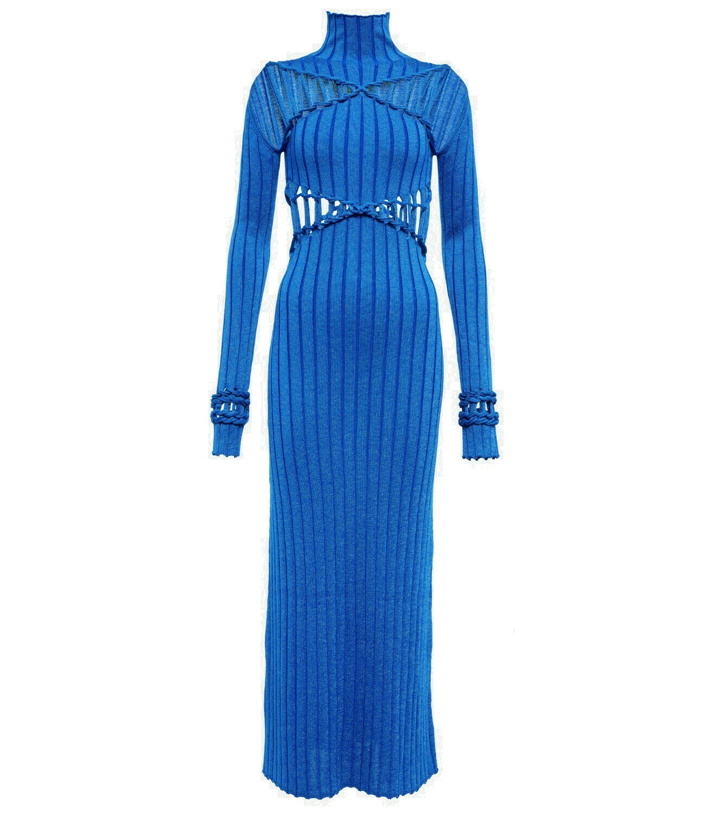 Photo: Dion Lee - X Braid ribbed-knit midi dress