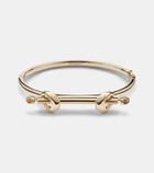 Ananya Chakra 18kt gold bracelet with diamonds and quartz