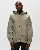 C.P. Company Chrome R Hooded Overshirt Grey - Mens - Overshirts|Shell Jackets