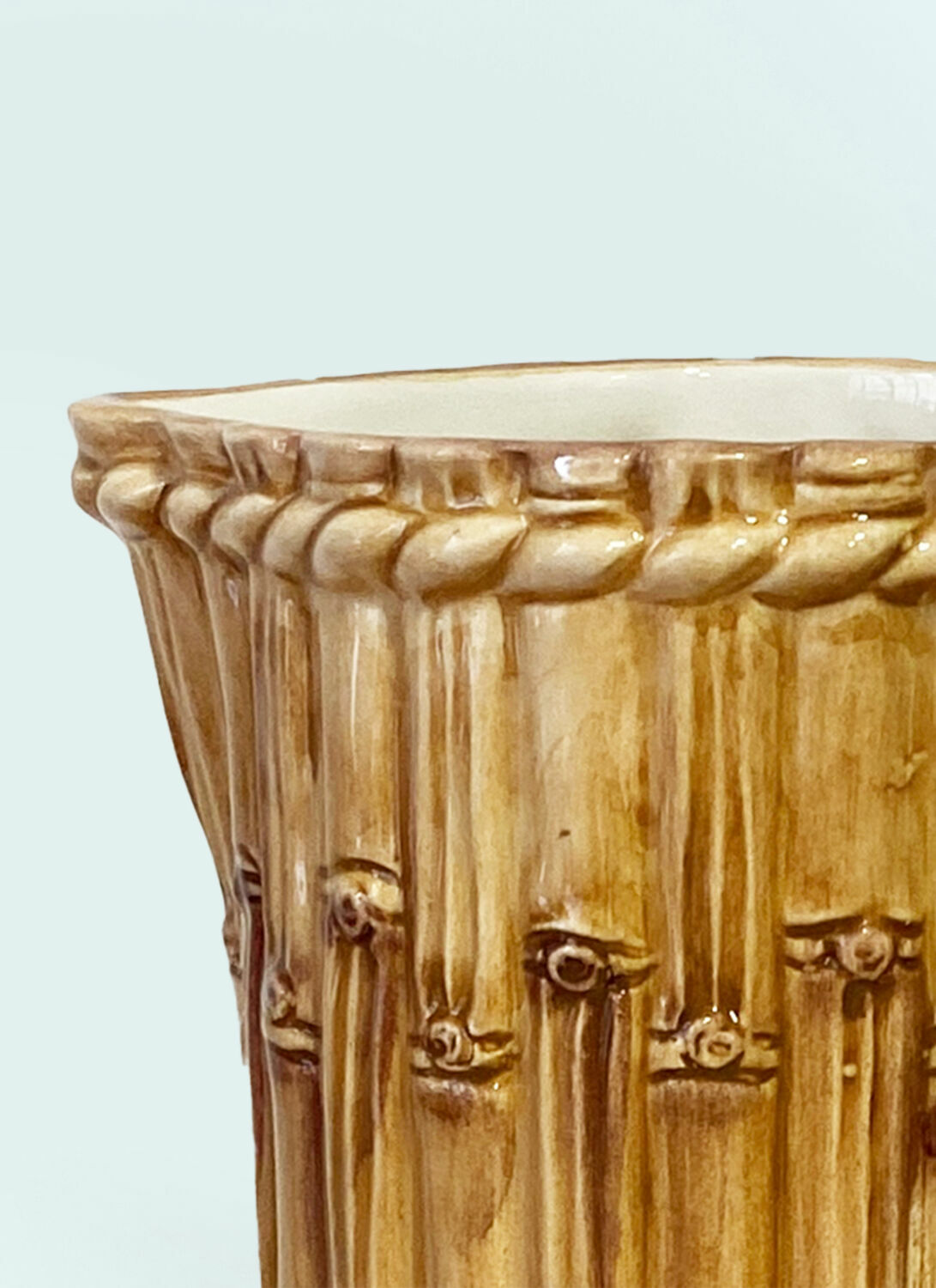 Les-Ottomans Bamboo Ceramic Jug