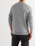 POLO RALPH LAUREN - Honeycomb-Knit Pima Cotton Sweater - Gray