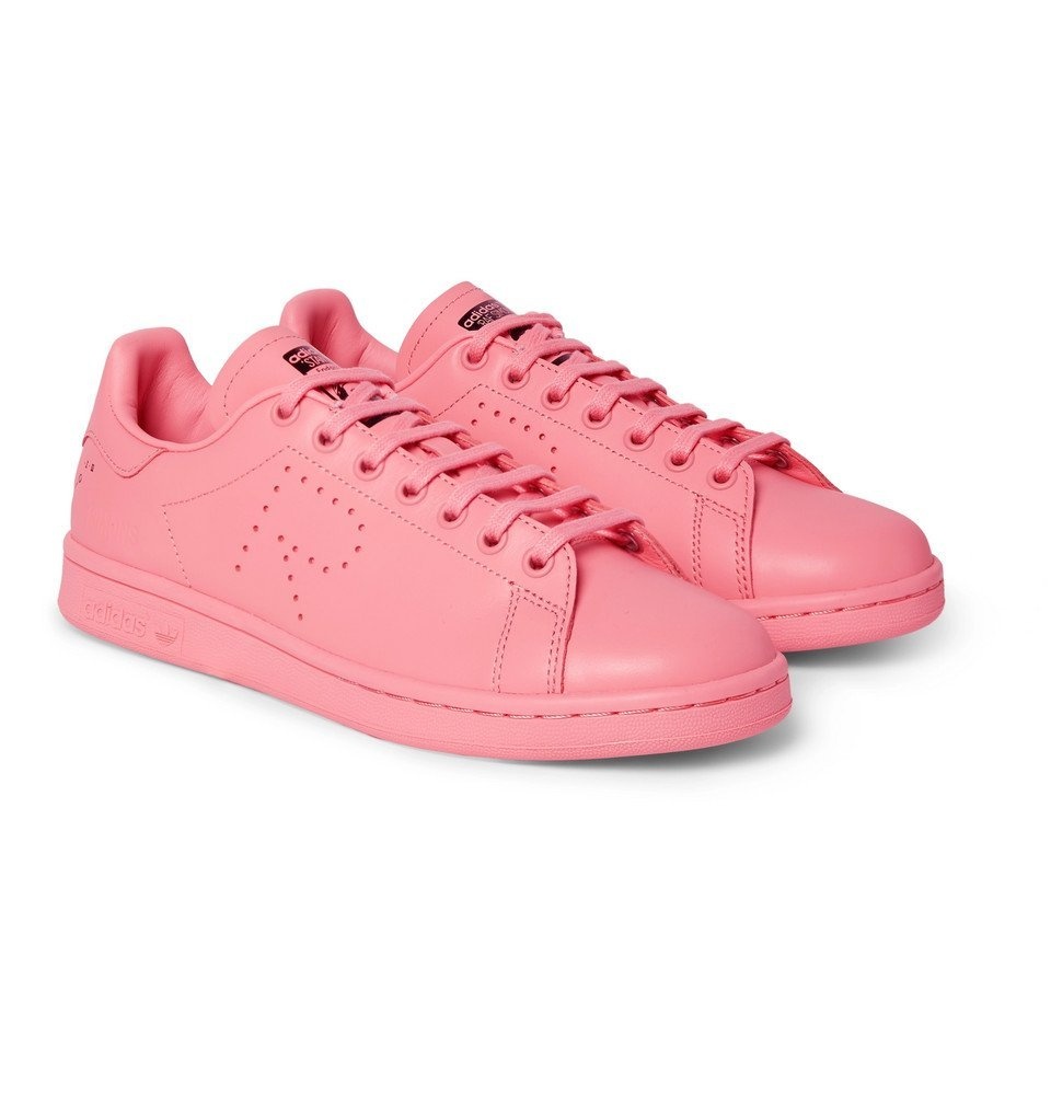 Raf Simons - adidas Originals Stan Smith Leather Sneakers - Men - Pink ...