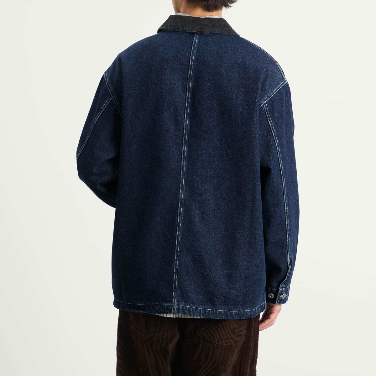 Polar Skate Co. Men's Flannel Lined Ezra Jacket in Indigo