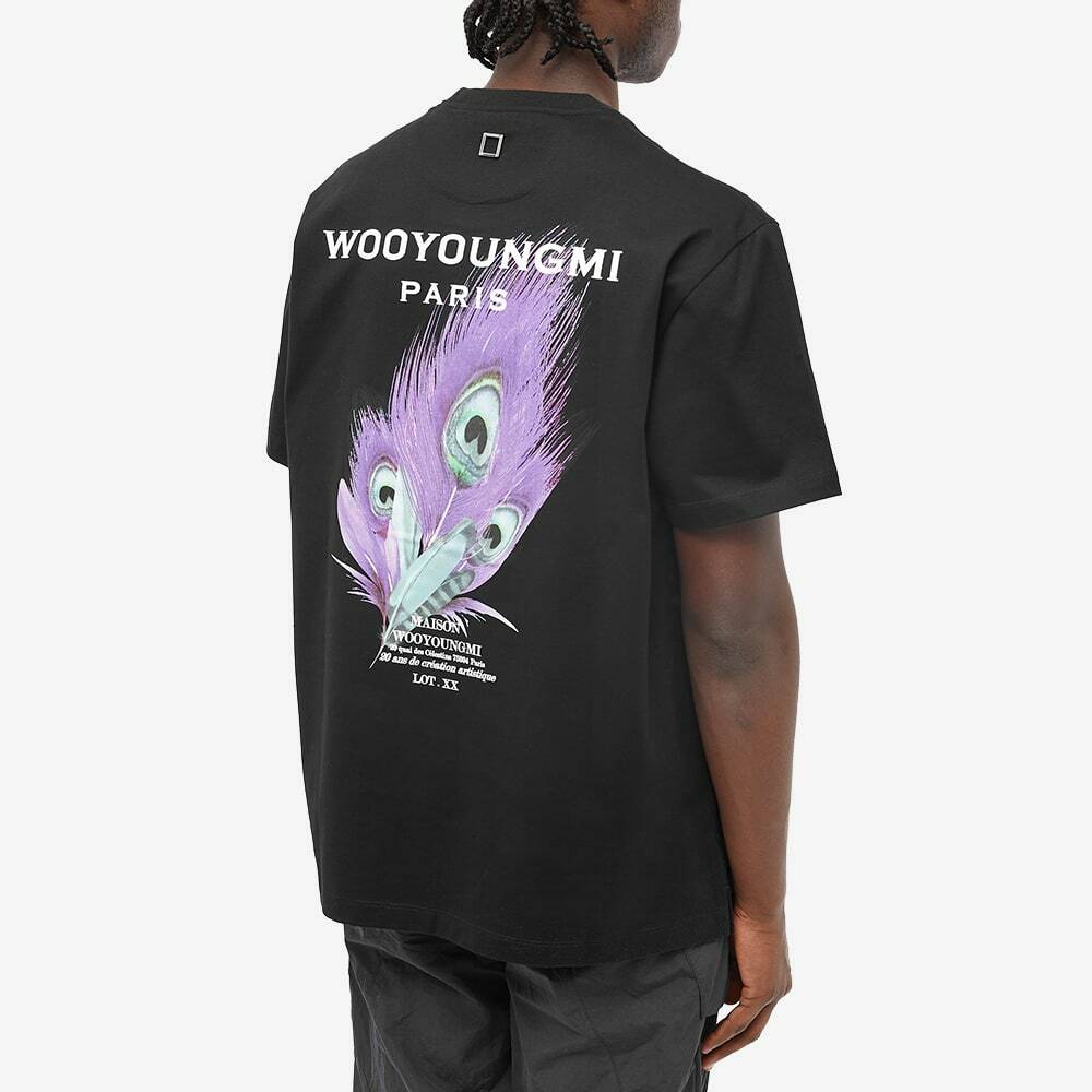 【WOOYOUNGMI】 Feather Back Logo T-Shirt Black - 23SS Wooyoungmi Butterfly Back Logo T-shirt Black - 23SS