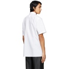 Raf Simons White Classic R Short Sleeve Shirt
