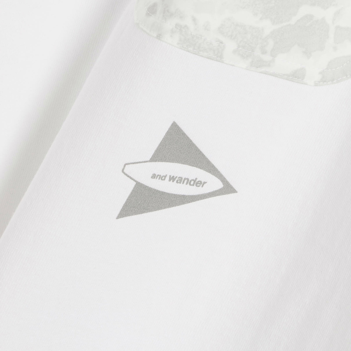 END. x and wander Print Pocket T-Shirt in White