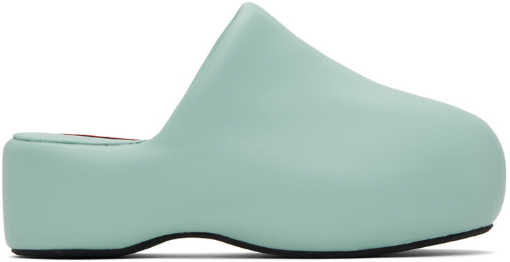 Photo: SIMONMILLER Blue Bubble Loafers