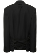 JEAN PAUL GAULTIER Tailored Wool Jacket with String Details