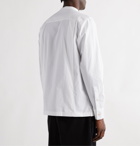 Studio Nicholson - Bowling Grandad-Collar Cotton-Poplin Shirt - White