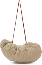 Rui Beige Quilted Cashew Bag