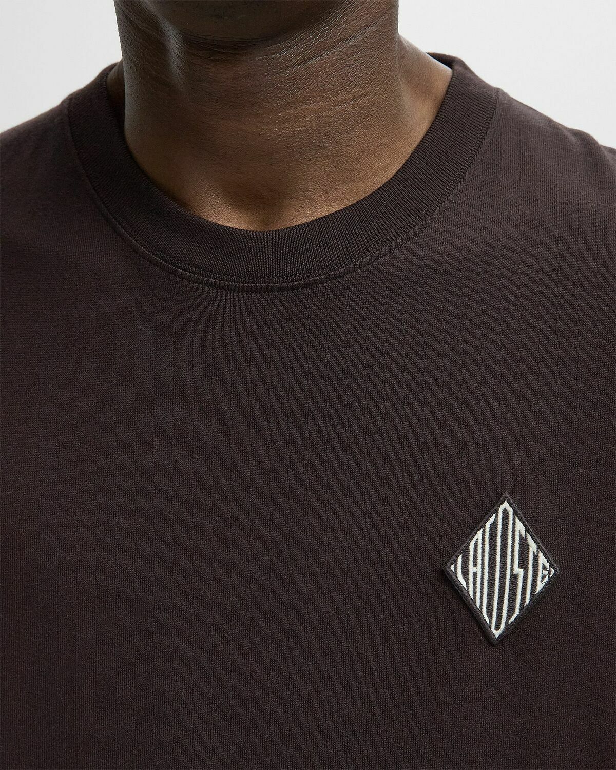 Lacoste TEE SHIRT Brown Mens Shortsleefe