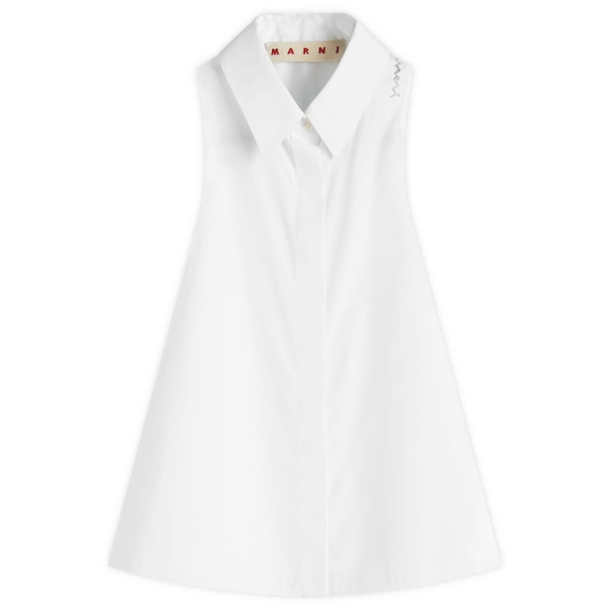 Marni Women's Sleeveless Shirt in Lily White