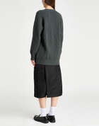 Annagreta Womens Cardigan in Military green