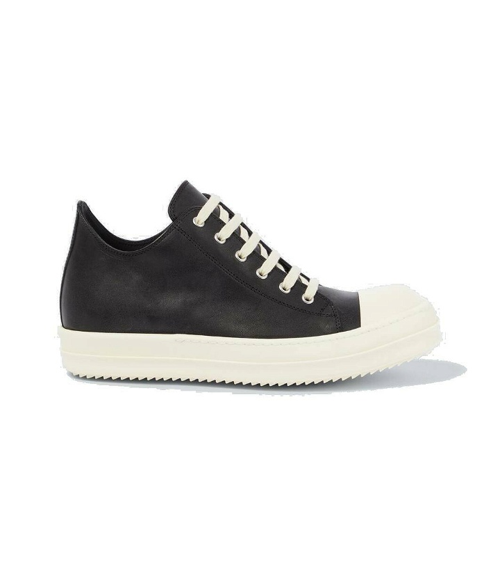 Photo: Rick Owens Low-top leather sneakers
