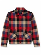 RRL - Checked Wool Overshirt - Red