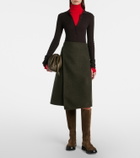 Proenza Schouler Bank suede knee-high boots
