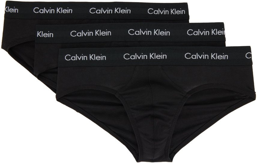 Calvin Klein Underwear Three-Pack Black Briefs Calvin Klein Underwear