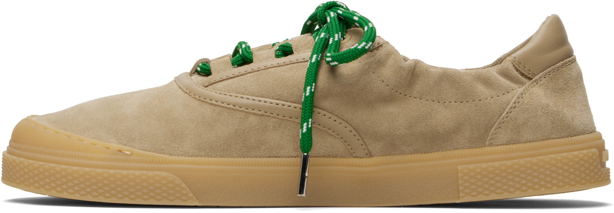Moncler Beige Vera Leisure Suede Sneakers