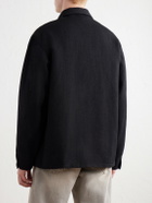 Visvim - Baker Textured Wool and Linen-Blend Jacket - Black