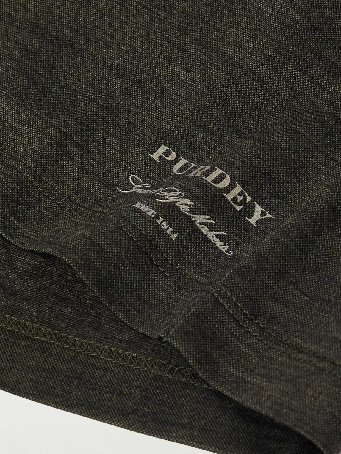 Purdey - Merino Wool and Lyocell-Blend Piqué Polo Shirt - Green