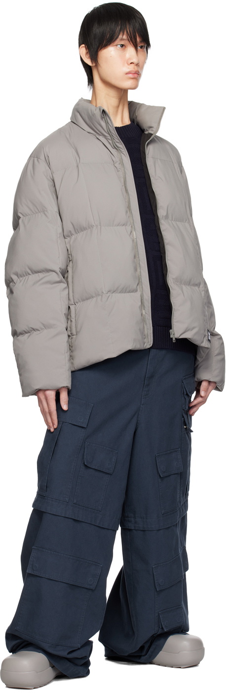 AMBUSH Gray Patch Puffer Jacket Ambush