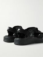 Nike - ACG Air Deschutz Suede and Webbing-Trimmed Rubber Sandals - Black