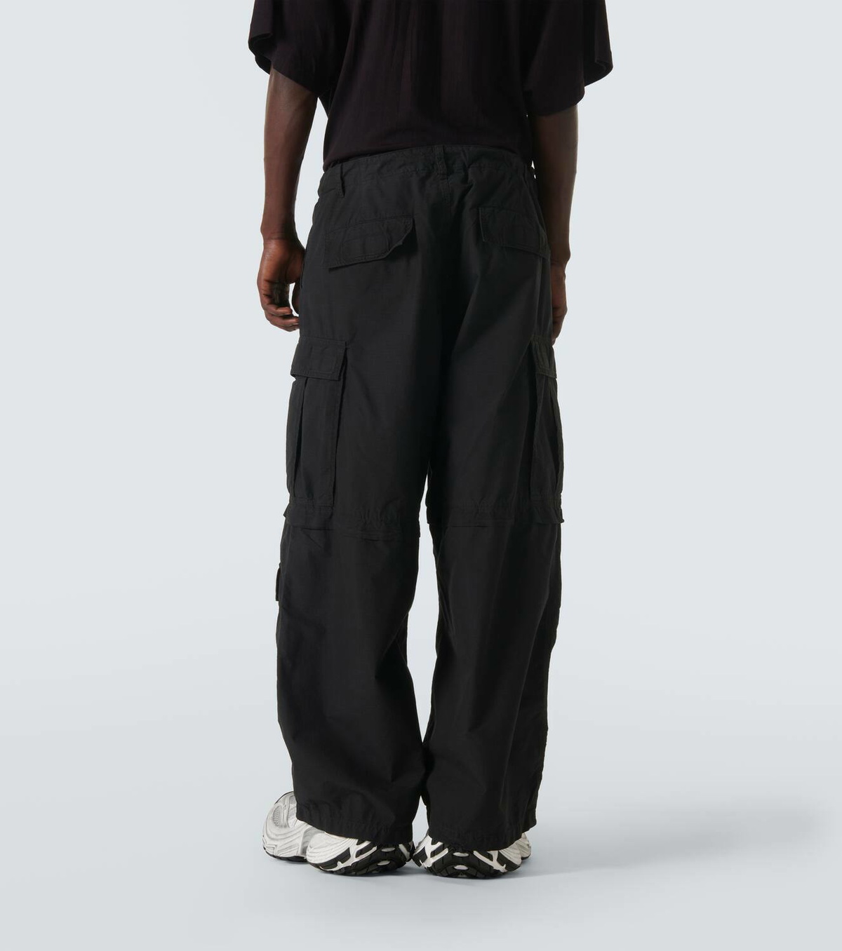 【関税&送料込み】Balenciaga Cargo Pants In Blend Balenciaga Wide cotton-blend cargo pants Balenciaga
