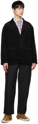 Engineered Garments Black Buttoned Blazer