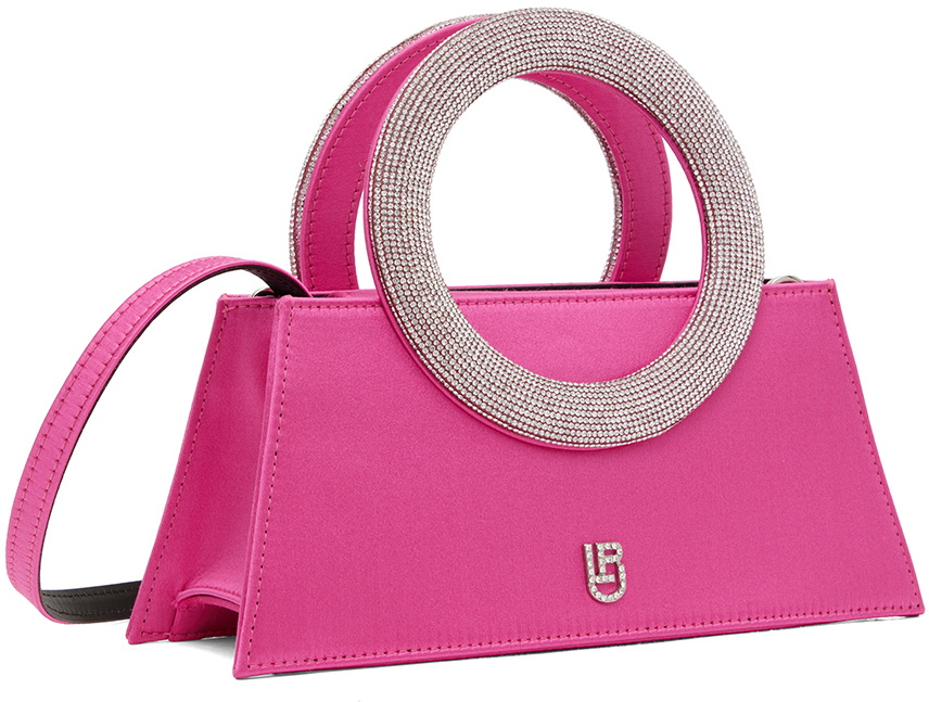 Les Petits Joueurs Pink Trapezio Pochette Bag